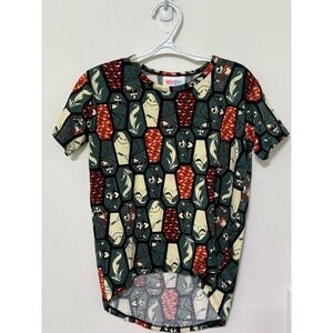 LuLaRoe Disney Nightmare Before‎ Christmas Halloween Top Kids Size 4